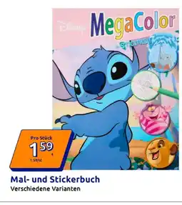 Action Disney mal- und stickerbuch Angebot