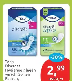 Budni Tena discreet hygieneeinlagen Angebot