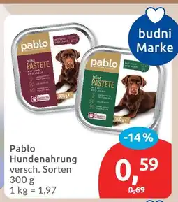 Budni Pablo hundenahrung Angebot