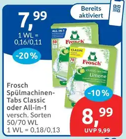 Budni Frosch spülmaschinen-tabs classic Angebot
