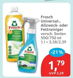 Budni Frosch universalreiniger allzweck- oder fettreiniger Angebot