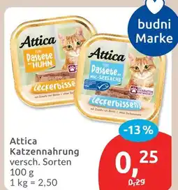 Budni Attica katzennahrung Angebot