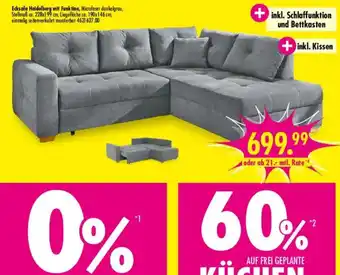 Möbel Boss Ecksofa Heidelberg mit Funktion Angebot