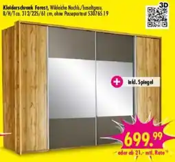 Möbel Boss Kleiderschrank Forest Angebot