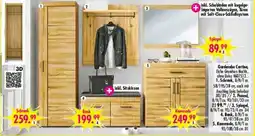 Möbel Boss Garderobe Cortina, Eiche Grandson Nachb. Angebot