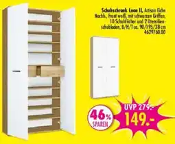 Möbel Boss Schuhschrank Leon II, Artisan Eiche Angebot