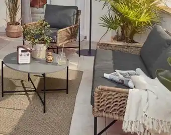 Tchibo Gartensofa-Set in Bambusoptik Angebot