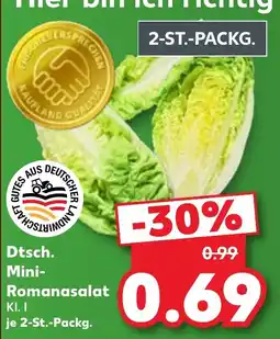 Kaufland Dtsch. Mini-Romanasalat Angebot