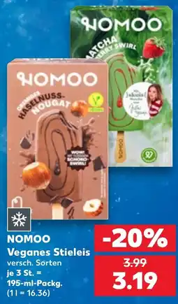 Kaufland NOMOO Veganes Stieleis Angebot