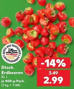 Kaufland Dtsch. Erdbeeren Angebot