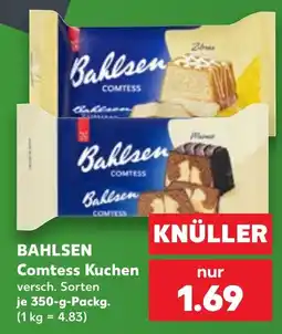 Kaufland BAHLSSEN Comtess Kuchen Angebot