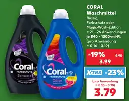 Kaufland Coral Waschmittel Angebot