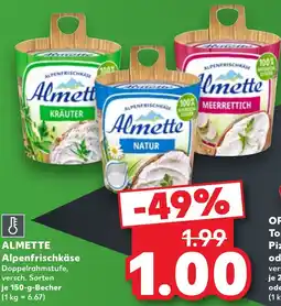 Kaufland ALMETTE Alpenfrischkäse Angebot