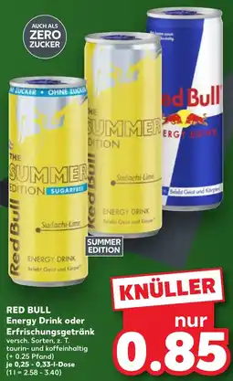 Kaufland Red Bull Energy Drink Angebot