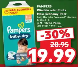 Kaufland Pampers baby-dry Angebot