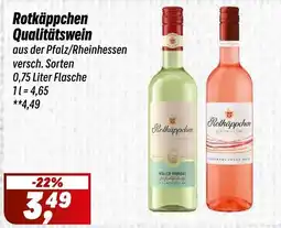 Simmel Rotkäppchen Qualitätswein Angebot