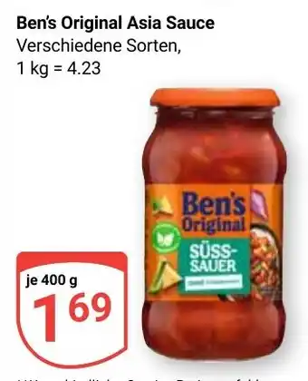 Globus Ben's Original Asia Sauce Angebot
