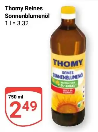 Globus Thomy Reines Sonnenblumenöl Angebot
