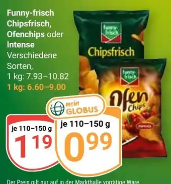 Globus Funny-frisch Chipsfrisch Angebot