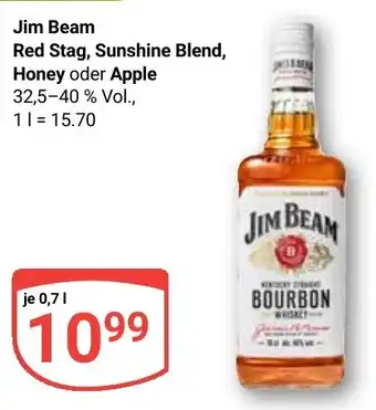 Globus Jim Beam Red Stag, Sunshine Blend Angebot