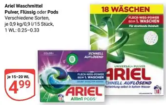Globus Ariel Waschmittel Angebot