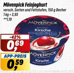 Simmel Mövenpick Feinjoghurt Angebot