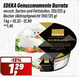 Simmel EDEKA Genussmomente Burrata Angebot