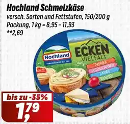 Simmel Hochland Schmelzkäse Angebot
