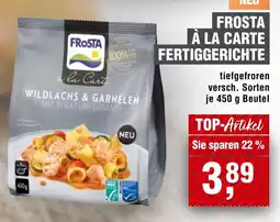 Handelshof FROSTA à la Carte Wildlachs & Garnelen mit Rigatoni Giganti Angebot