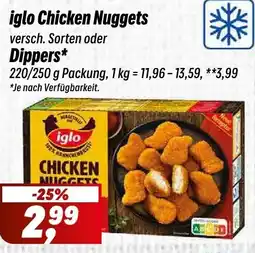 Simmel iglo Chicken Nuggets Angebot
