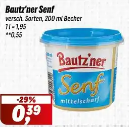 Simmel Bautz'ner Senf Angebot