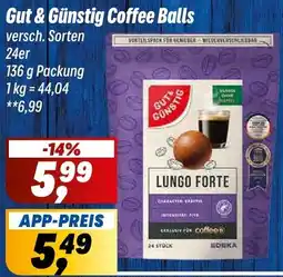 Simmel Gut & Güntig Coffee Balls Lungo Forte Angebot