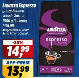 Simmel Lavazza Espresso Angebot