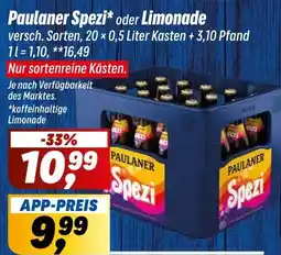 Simmel Paulaner Spezi Angebot