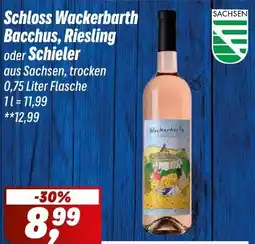 Simmel Schloss Wackerbarth Bacchus, Riesling oder Schieler Angebot