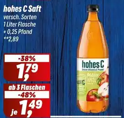 Simmel hohes C Saft Angebot