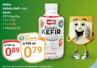 Globus Müller Kalinka Kefir Angebot