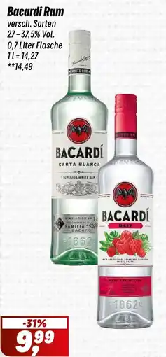 Simmel Bacardi Rum Angebot
