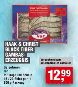 Handelshof HAARK & CHRIST BLACK TIGER GAMBAS-ERZEUGNIS Angebot