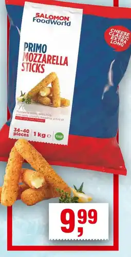 Handelshof Salomon FoodWorld Primo Mozzarella Sticks Angebot