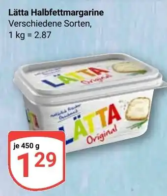 Globus Lätta Halbfettmargarine Angebot