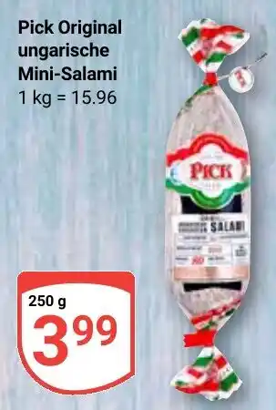 Globus Pick Original ungarische Mini-Salami Angebot