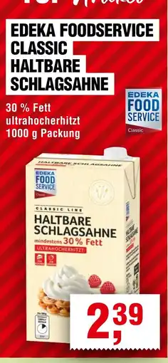 Handelshof EDEKA FOODSERVICE CLASSIC HALTBARE SCHLAGSAHNE Angebot