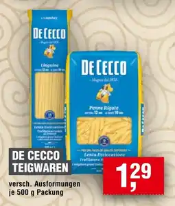 Handelshof DE CECCO TEIGWAREN Angebot