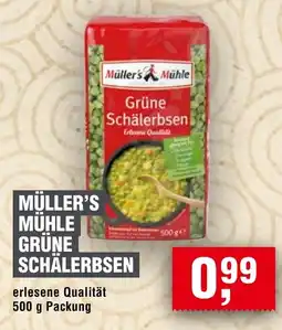 Handelshof MÜLLER'S MÜHLE GRÜNE SCHÄLERBSEN Angebot