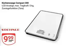 Globus Küchenwaage Compact 300 SOEHNLE Angebot