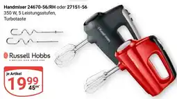 Globus Handmixer Russell Hobbs Angebot