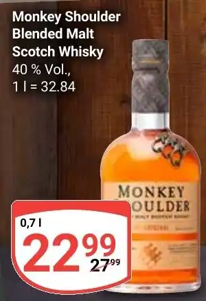Globus Monkey Shoulder Blended Malt Scotch Whisky Angebot