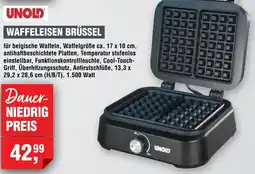 Handelshof Unold Waffeleisen Brüssel Angebot