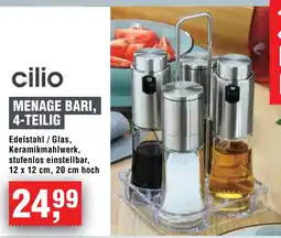 Handelshof cilio MENAGE BARI, 4-TEILIG Angebot